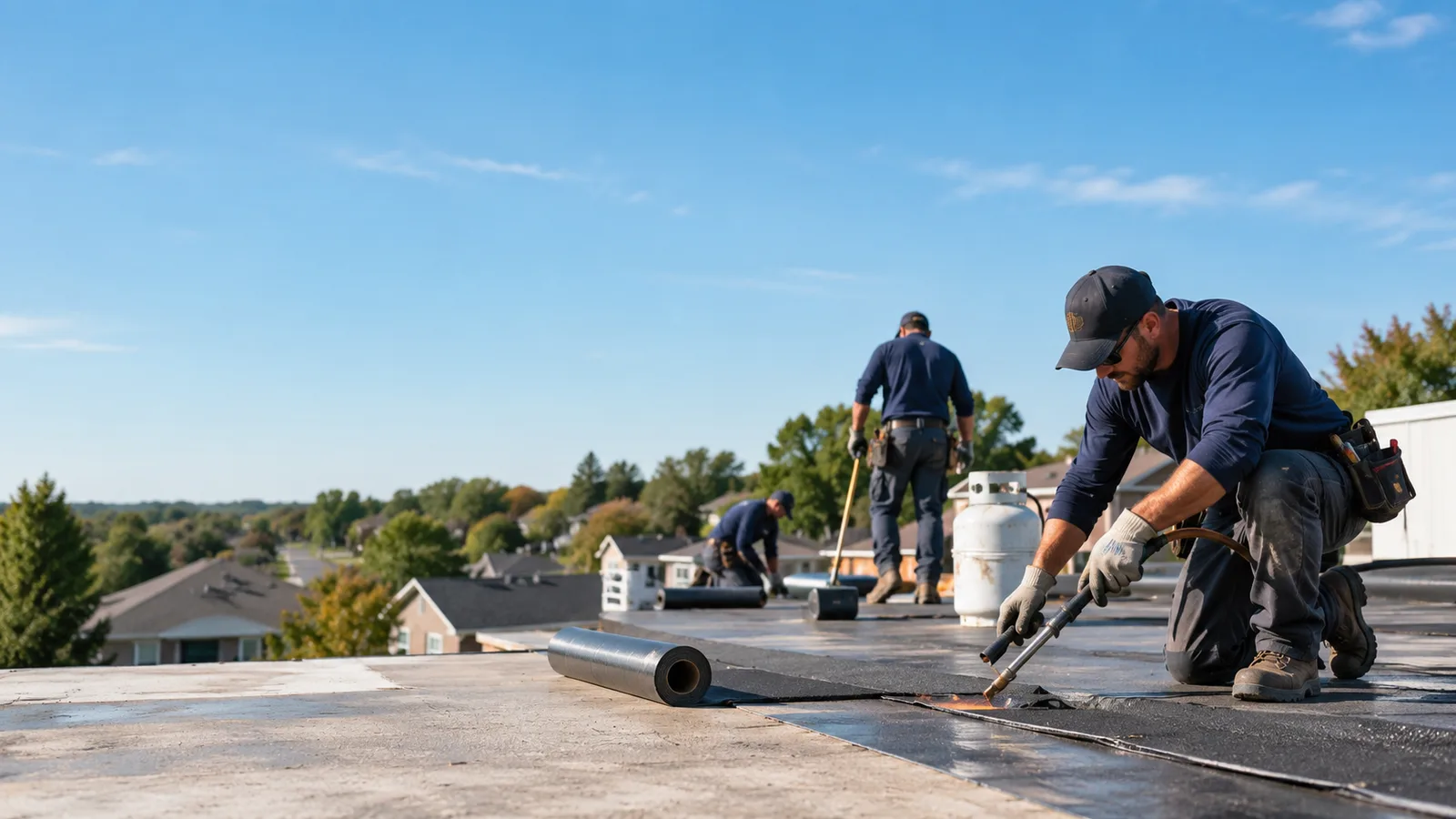 Flat Roof Leak Repair providers in Calvin, OK